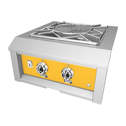 Hestan 24-Inch Natural Gas Built-In Power Burner in Yellow - AGPB24-NG-YW