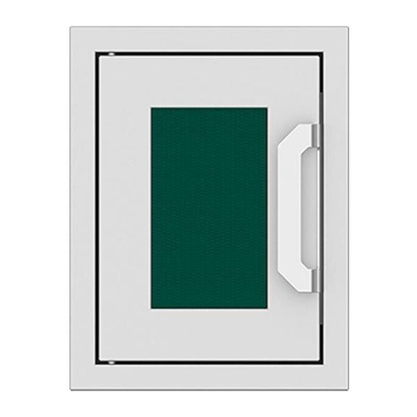 Hestan 16-Inch Paper Towel Dispenser w/ Recessed Marquise Accent Panel in Green - AGPTD16-GR
