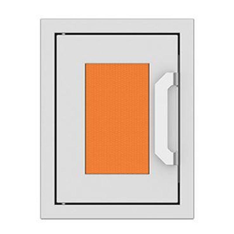 Hestan 16-Inch Paper Towel Dispenser w/ Recessed Marquise Accent Panel in Orange - AGPTD16-OR