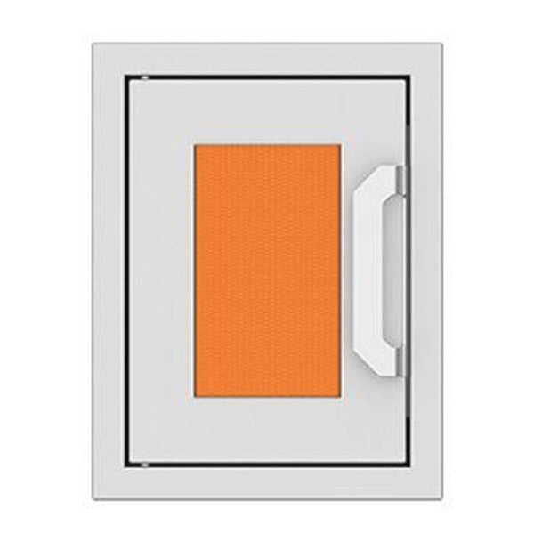 Hestan 16-Inch Paper Towel Dispenser w/ Recessed Marquise Accent Panel in Orange - AGPTD16-OR