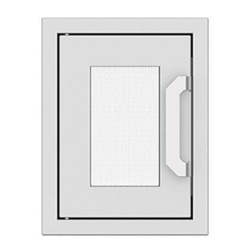 Hestan 16-Inch Paper Towel Dispenser w/ Recessed Marquise Accent Panel in White - AGPTD16-WH