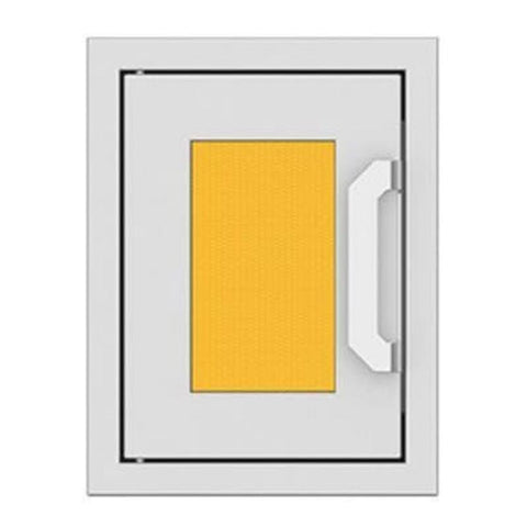 Hestan 16-Inch Paper Towel Dispenser w/ Recessed Marquise Accent Panel in Yellow - AGPTD16-YW