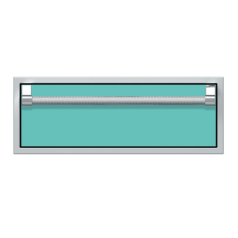 Hestan 30-Inch Single Storage Drawer in Turquoise - AGSR30-TQ