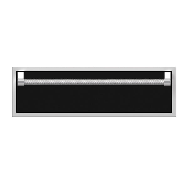 Hestan 36-Inch Single Storage Drawer in Black - AGSR36-BK