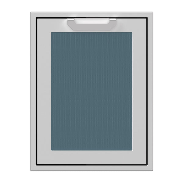 Hestan 20-Inch Trash and Recycle Center Storage Drawer w/ Recessed Marquise Accent Panel in Dark Gray - AGTRC20-GG