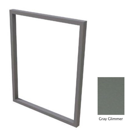 Canyon Series 30"w by 18"h Trim Kit In Grey Glimmer - CAN-TRK-30x18-TexturedGreyGlimmer