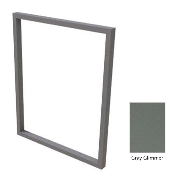 Canyon Series 32"w by 18"h Trim Kit In Grey Glimmer - CAN-TRK-32x18-TexturedGreyGlimmer