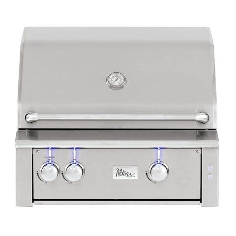 Summerset Alturi 30-Inch Natural Gas Built-In Grill w/ 2 Burners, 1 Rear Infrared Rotisserie Burner and Rotisserie Kit - ALT30T-NG