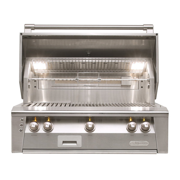 Alfresco ALXE 36-Inch Natural Gas Built-In Grill w/ Rotisserie - ALXE-36-NG