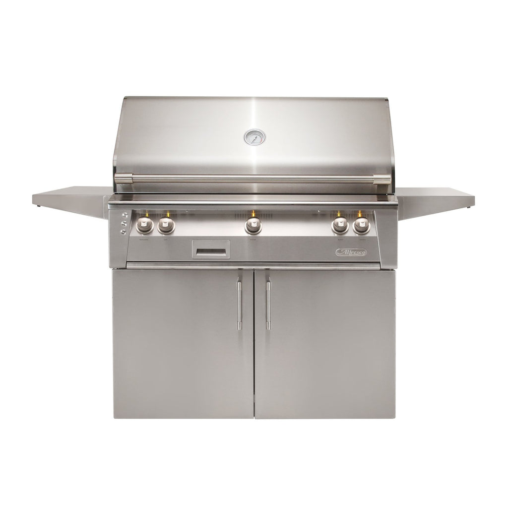 Alfresco ALXE 42-Inch Natural Gas Freestanding Grill w/ Rotisserie - ALXE-42C-NG