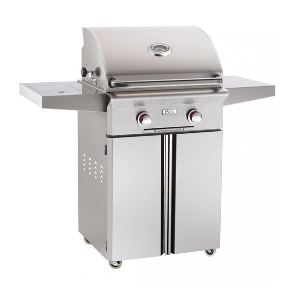 American Outdoor Grill Propane Gas 24-Inch T-Series 2-Burner Freestanding Grill - 24PCT-00SP