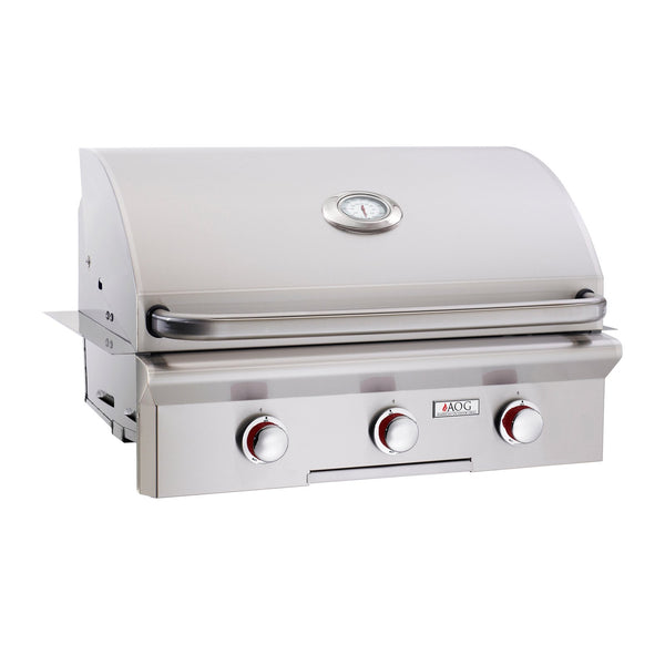 American Outdoor Grill Propane Gas 30-Inch T-Series 3-Burner Built-In Grill - 30PBT-00SP