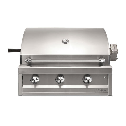 Artisan Professional 32-Inch Natural Gas Built-In Gill w/ Rotisserie and Lights - ARTP-32-NG