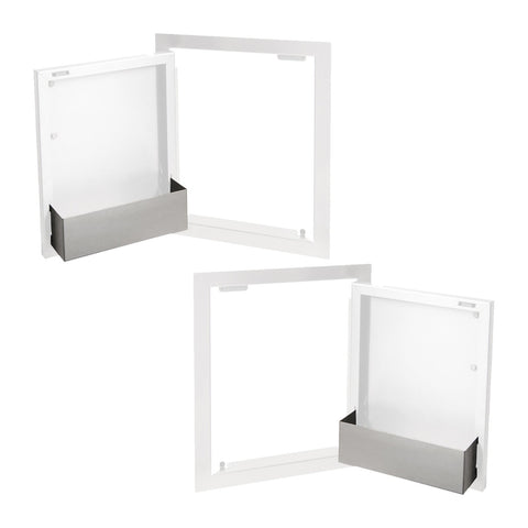 Artisan Stainless Steel Single Door Storage Bin for 36-Inch Double Access Doors (2 Required) - ARTP-DS36
