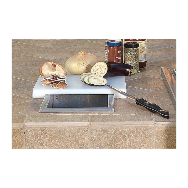 Artisan 6-Inch Countertop Prep and Waste Chute w/ Cutting Board and Cover - ARTP-PWC