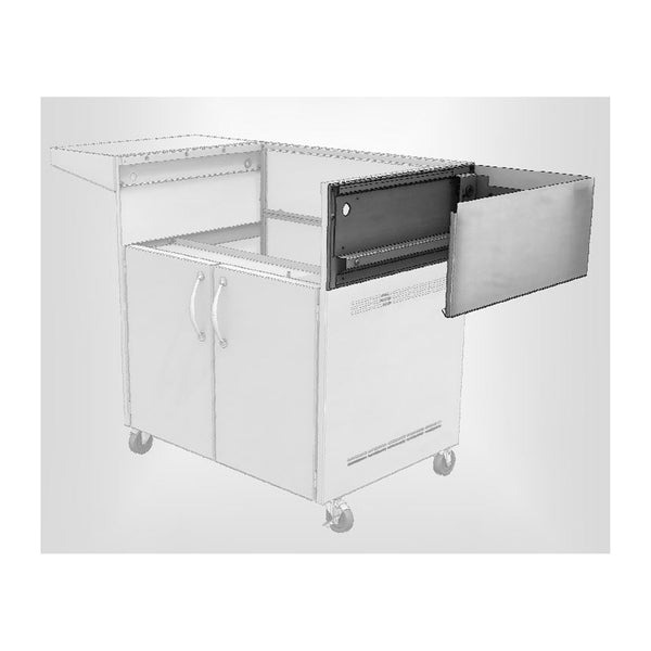 Artisan Cart Shelf Mount for ARTP Double Side Burners - ARTPC-SB2M