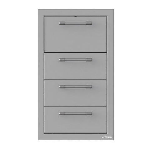 17 Vertical 2-Drawer & Paper Towel Holder Combo – American Made
