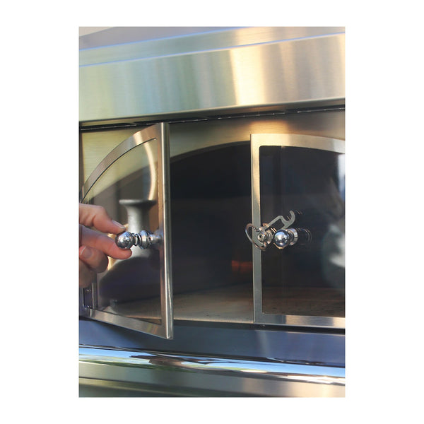 Alfresco 30-Inch Propane Gas Countertop Mounting Pizza Oven Plus - AXE-PZA-LP