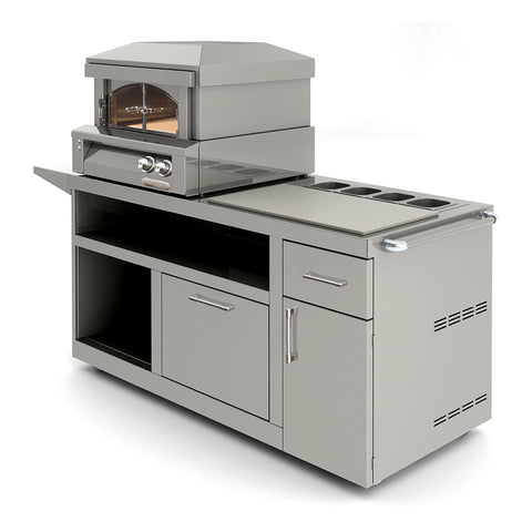 Alfresco 30-Inch Freestanding Deluxe Pizza Oven Prep Cart - AXE-PZA-PPC
