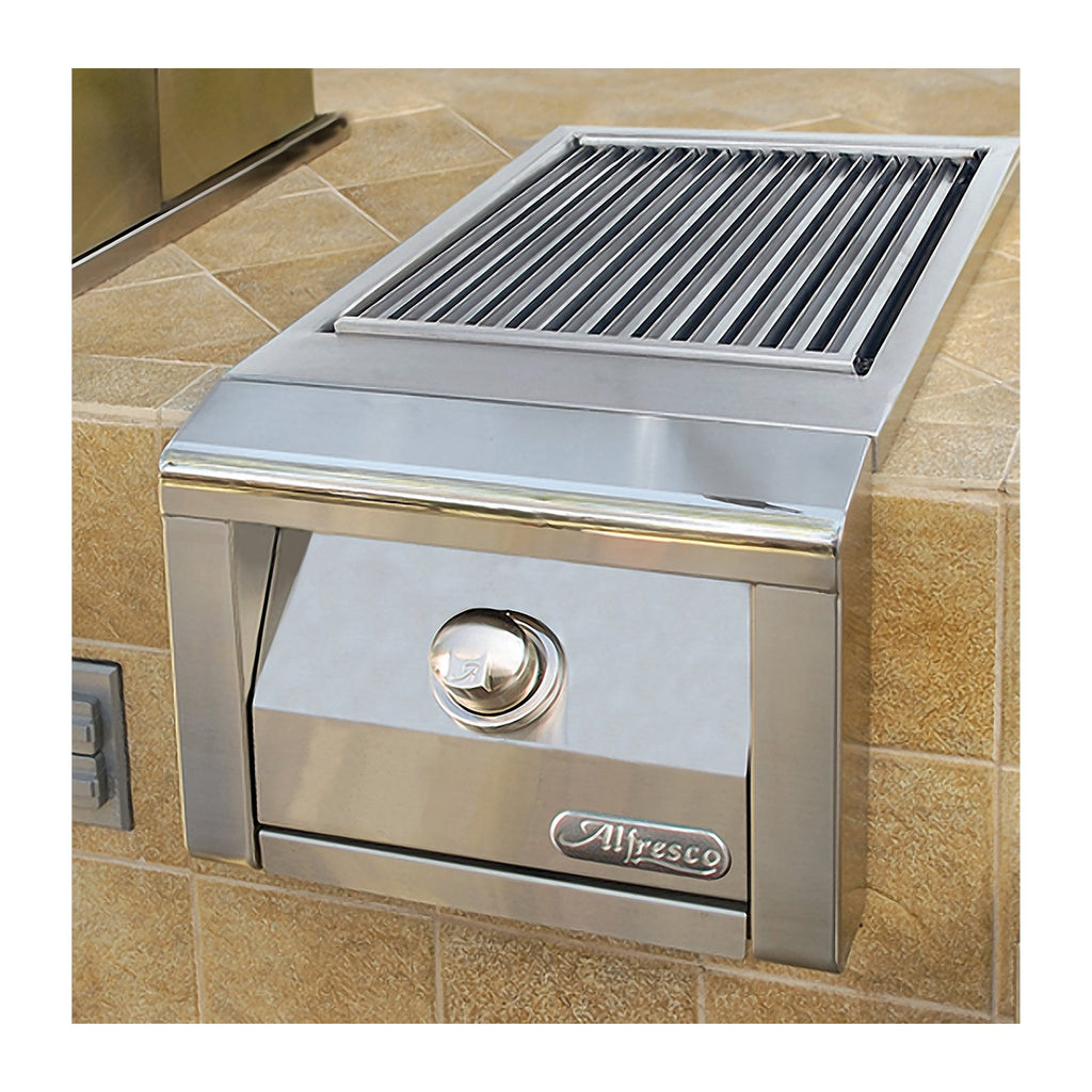 Alfresco 14-Inch Natural Gas Built-In Single Sear Zone Side Burner - AXESZ-NG