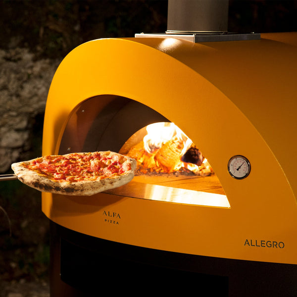 Alfa Allegro 39-Inch Wood Fired Countertop Pizza Oven (Yellow) - FXALLE-LGIA-T