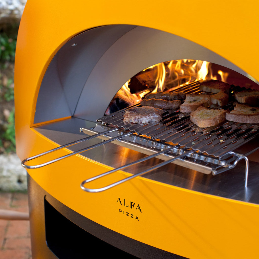 Alfa Allegro 39-Inch Wood Fired Countertop Pizza Oven (Yellow) - FXALLE-LGIA-T