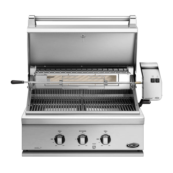 DCS Series 7 Heritage 30-Inch Propane Gas Built-In Grill w/ Rotisserie - BH1-30R-L