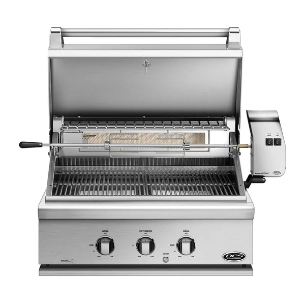 DCS Series 7 Heritage 30-Inch Natural Gas Built-In Grill w/ Rotisserie - BH1-30R-N