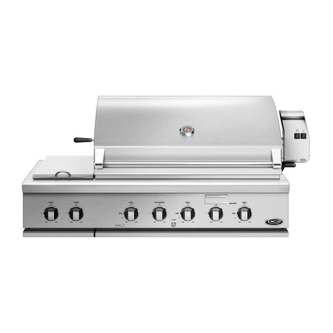 DCS Series 7 Heritage 48-Inch Natural Gas Built-In Grill w/ Double Side Burner and Rotisserie - BH1-48RS-N