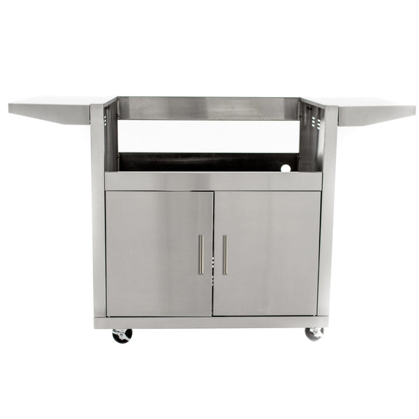 Blaze Stainless Steel Grill Cart with Two Access Doors for 25-Inch Grills - BLZ-3-CART-SC