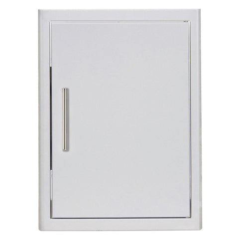 Blaze 18-Inch Stainless Steel Vertical Single Access Door (Right Hinge) - BLZ-SV-1420-R-SC