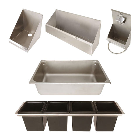 Alfresco 30-Inch Sink Bartending Accessory Package - BAR PACKAGE (does not include sink or cutting board)
