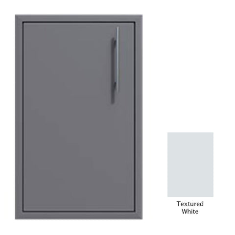 Canyon Series 18"w by 29"h Single Door Enclosure w/ Adj. Shelf (Left Hinge) In Textured White - CAN001-F01-LftHng-TexturedWhite