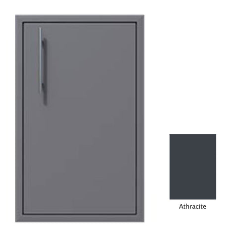 Canyon Series 18"w by 29"h Single Door Enclosure w/ Adj. Shelf (Right Hinge) In Anthracite - CAN001-F01-RghtHng-Anthracite
