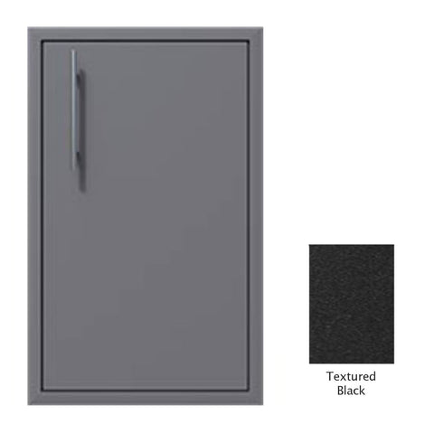 Canyon Series 18"w by 29"h Single Door Enclosure w/ Adj. Shelf (Right Hinge) In Textured Black - CAN001-F01-RghtHng-TexturedBlack