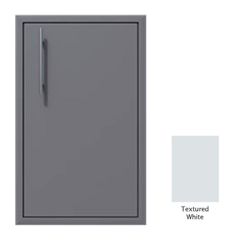 Canyon Series 18"w by 29"h Single Door Enclosure w/ Adj. Shelf (Right Hinge) In Textured White - CAN001-F01-RghtHng-TexturedWhite