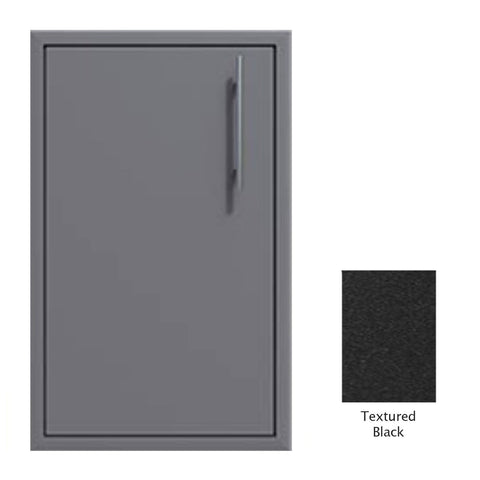 Canyon Series 18"w by 29"h Single Access Door (Left Hinge) In Textured Black - CAN001-F02-LftHng-TexturedBlack