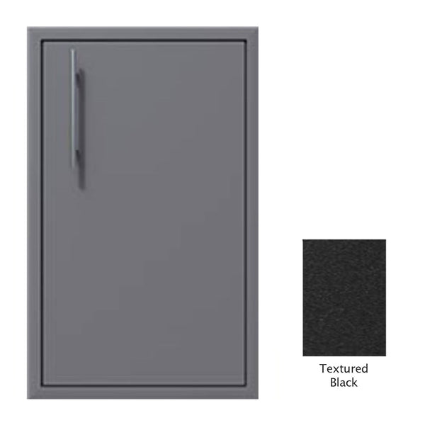 Canyon Series 18"w by 29"h Single Access Door (Right Hinge) In Textured Black - CAN001-F02-RghtHng-TexturedBlack
