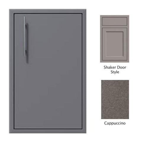 Canyon Series Shaker Style 18"w by 29"h Single Access Door (Right Hinge) In Cappuccino - CAN001-F02-Shaker-RghtHng-Cappuccino