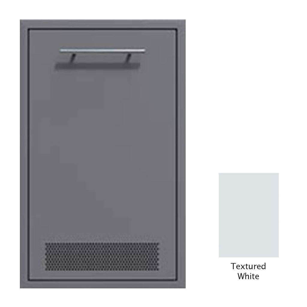 Canyon Series 18"w by 29"h Vented Propane Tank Pullout Drawer Enclosure In Textured White - CAN001-F03-TexturedWhite