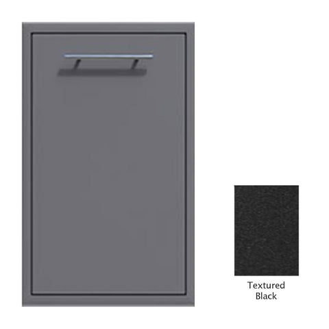 Canyon Series 18"w by 29"h Trash Pullout Drawer Enclosure (Bin Included) In Textured Black - CAN001-F04-TexturedBlack