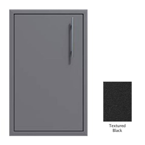 Canyon Series 24"w by 29"h Single Door Enclosure w/ Adj. Shelf (Left Hinge) In Textured Black - CAN004-F01-LftHng-TexturedBlack