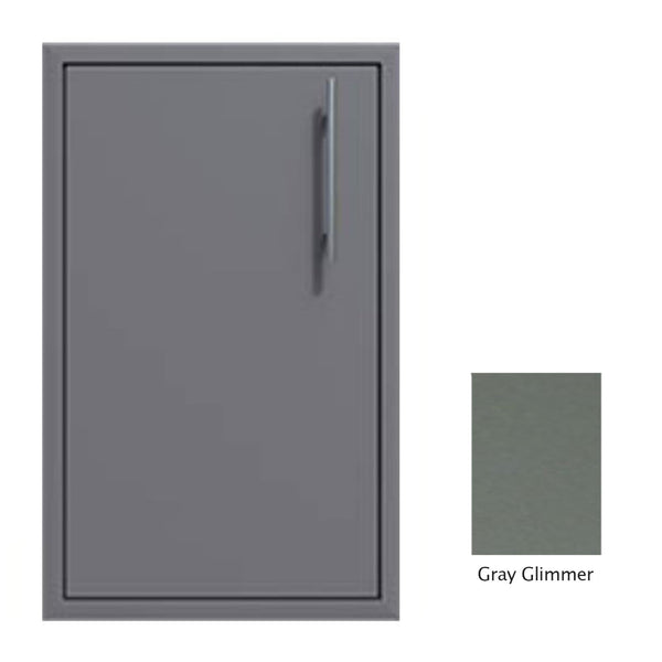 Canyon Series 24"w by 29"h Single Door Enclosure w/ Adj. Shelf (Left Hinge) In Grey Glimmer - CAN004-F01-LftHng-TexturedGreyGlimmer