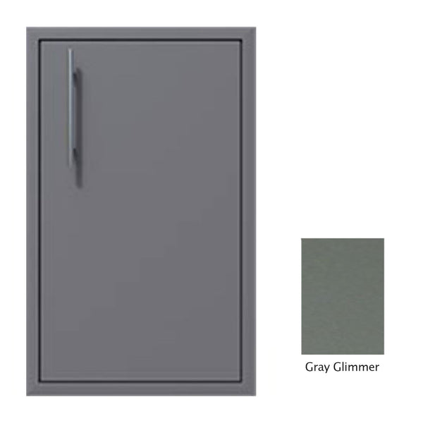 Canyon Series 24"w by 29"h Single Door Enclosure w/ Adj. Shelf (Right Hinge) In Grey Glimmer - CAN004-F01-RghtHng-TexturedGreyGlimmer
