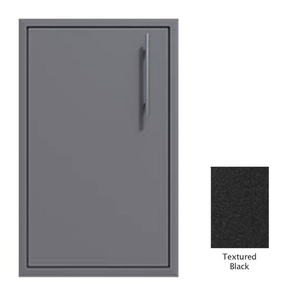 Canyon Series 24"w by 29"h Single Access Door (Left Hinge) In Textured Black - CAN004-F02-LftHng-TexturedBlack
