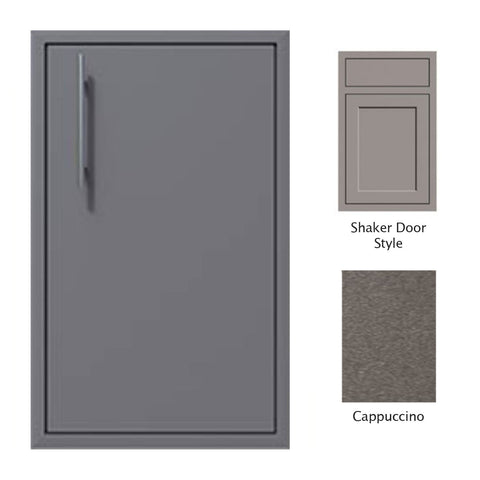Canyon Series Shaker Style 24"w by 29"h Single Access Door (Right Hinge) In Cappuccino - CAN004-F02-Shaker-RghtHng-Cappuccino