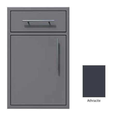 Canyon Series 24"w by 29"h Single Door, Drawer Enclosure w/ Adj. Shelf (Left Hinge) In Anthracite - CAN005-F01-LftHng-Anthracite