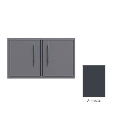 Canyon Series 32"w by 18"h Under-Grill Double Door Enclosure In Anthracite - CAN018-F01-Anthracite