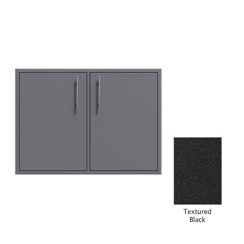 Canyon Series 36"w by 29"h Double Door Enclosure w/ Adj. Shelf In Textured Black - CAN0011-F01-TexturedBlack