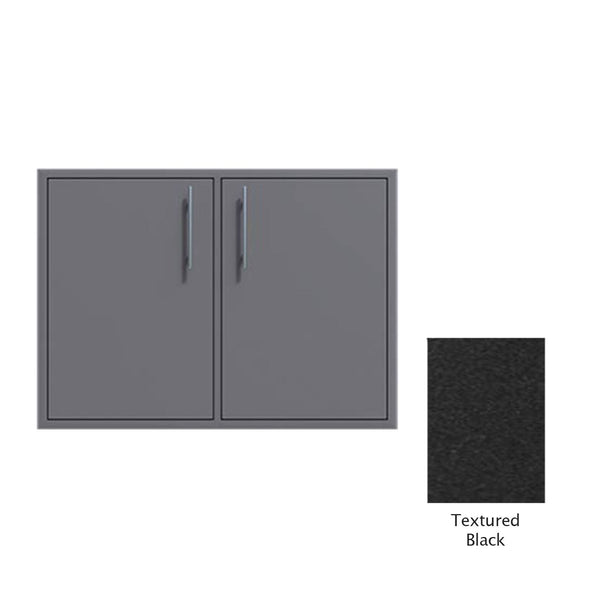 Canyon Series 40"w by 29"h Double Door Enclosure w/ Adj. Shelf In Textured Black - CAN014-F01-TexturedBlack